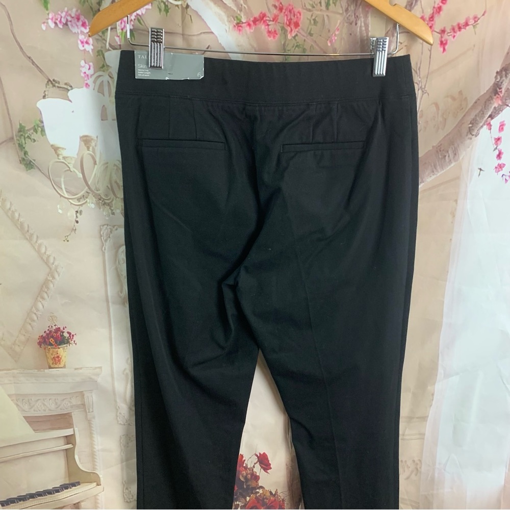 NEW Talbots Sit At Waist Ankle Length pants in Black - Picture 6 of 12